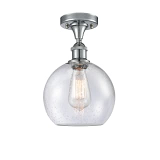 A thumbnail of the Innovations Lighting 516-1C-13-8 Athens Semi-Flush Polished Chrome / Seedy