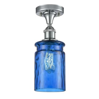 A thumbnail of the Innovations Lighting 516 Candor Polished Chrome / Princess Blue Waterglass