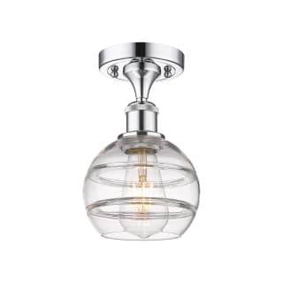 A thumbnail of the Innovations Lighting 516-1C-10-6 Rochester Semi-Flush Polished Chrome / Clear