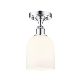 A thumbnail of the Innovations Lighting 516-1C-11-6 Bella Semi-Flush Polished Chrome / White