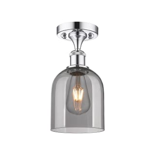 A thumbnail of the Innovations Lighting 516-1C-11-6 Bella Semi-Flush Polished Chrome / Smoked