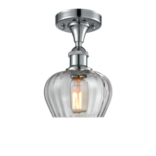 A thumbnail of the Innovations Lighting 516-1C Fenton Polished Chrome / Clear Fluted