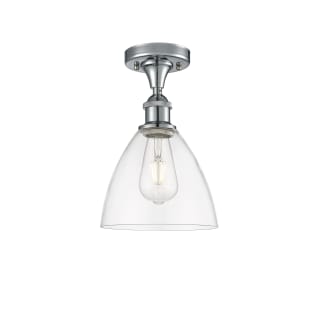 A thumbnail of the Innovations Lighting 516-1C-11-8 Bristol Semi-Flush Polished Chrome / Clear