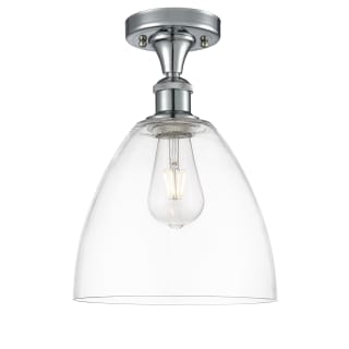 A thumbnail of the Innovations Lighting 516-1C-13-9 Bristol Semi-Flush Polished Chrome / Clear