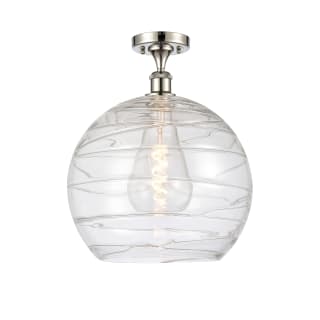 A thumbnail of the Innovations Lighting 516-1C-17-14 Athens Semi-Flush Polished Nickel / Clear Deco Swirl