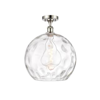 A thumbnail of the Innovations Lighting 516-1C-17-14 Athens Semi-Flush Polished Nickel / Clear Water Glass