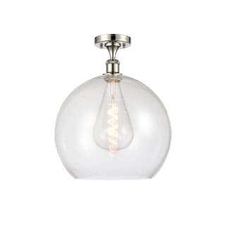 A thumbnail of the Innovations Lighting 516-1C-19-14 Athens Semi-Flush Polished Nickel / Seedy
