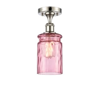 A thumbnail of the Innovations Lighting 516 Candor Polished Nickel / Sweet Lilac Waterglass