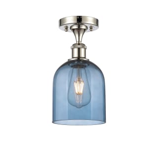 A thumbnail of the Innovations Lighting 516-1C-11-6 Bella Semi-Flush Polished Nickel / Blue