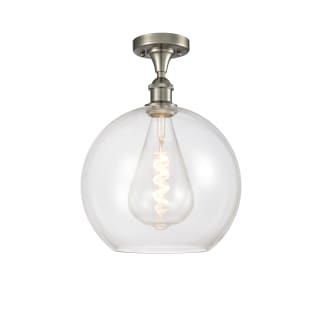 A thumbnail of the Innovations Lighting 516-1C-16-12 Athens Semi-Flush Brushed Satin Nickel / Clear