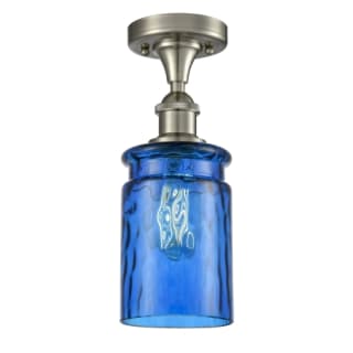 A thumbnail of the Innovations Lighting 516 Candor Brushed Satin Nickel / Princess Blue Waterglass