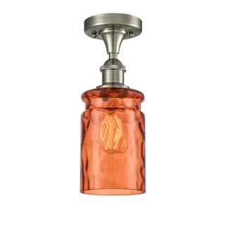 A thumbnail of the Innovations Lighting 516 Candor Brushed Satin Nickel / Turmeric Waterglass