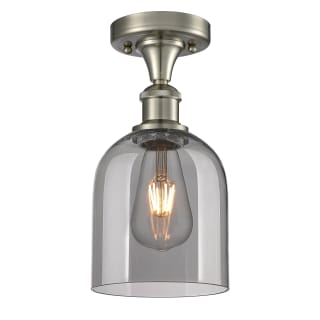 A thumbnail of the Innovations Lighting 516-1C-11-6 Bella Semi-Flush Brushed Satin Nickel / Smoked