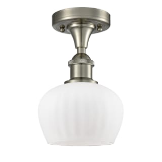 A thumbnail of the Innovations Lighting 516-1C Fenton Brushed Satin Nickel / Matte White