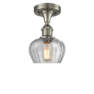 A thumbnail of the Innovations Lighting 516-1C Fenton Brushed Satin Nickel / Clear Fluted