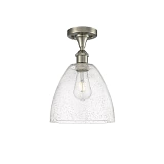 A thumbnail of the Innovations Lighting 516-1C-13-9 Bristol Semi-Flush Brushed Satin Nickel / Seedy