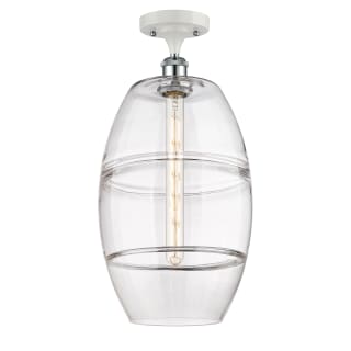 A thumbnail of the Innovations Lighting 516-1C-20-10 Vaz Semi-Flush White Polished Chrome / Clear