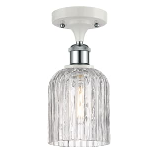 A thumbnail of the Innovations Lighting 516-1C-11-5 Bridal Veil Semi-Flush White Polished Chrome