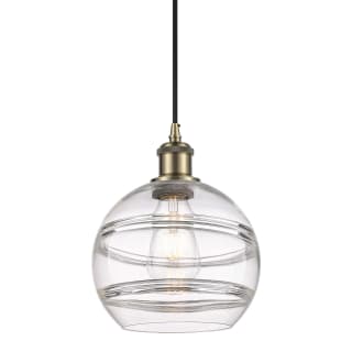 A thumbnail of the Innovations Lighting 516-1P-10-8 Rochester Pendant Antique Brass / Clear