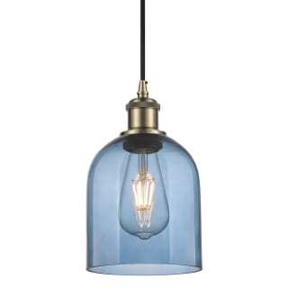 A thumbnail of the Innovations Lighting 516-1P-10-6 Bella Pendant Antique Brass / Princess Blue