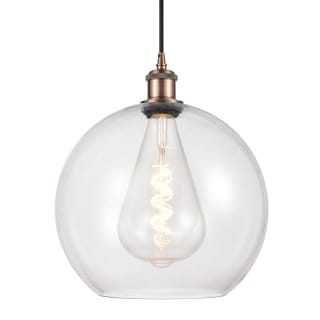 A thumbnail of the Innovations Lighting 516-1P-16-12 Athens Pendant Antique Copper / Clear