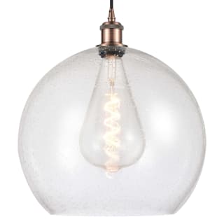 A thumbnail of the Innovations Lighting 516-1P-19-14 Athens Pendant Antique Copper / Seedy