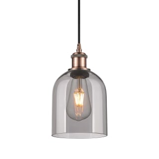 A thumbnail of the Innovations Lighting 516-1P-10-6 Bella Pendant Antique Copper / Light Smoke