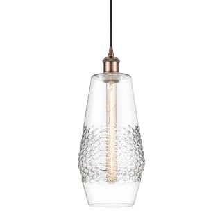 A thumbnail of the Innovations Lighting 516-1P-17-7 Windham Pendant Antique Copper / Clear