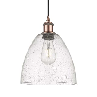 A thumbnail of the Innovations Lighting 516-1P-14-9 Bristol Pendant Antique Copper / Seedy