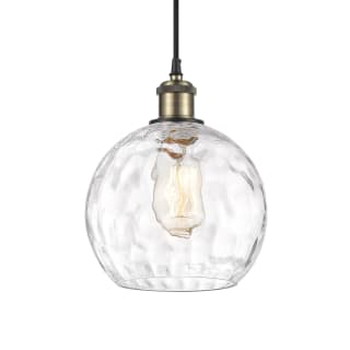 A thumbnail of the Innovations Lighting 516-1P-10-8 Athens Pendant Black Antique Brass / Clear Water Glass