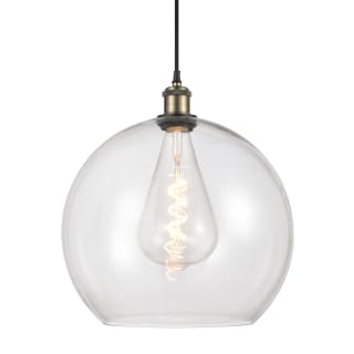 A thumbnail of the Innovations Lighting 516-1P-18-14 Athens Pendant Black Antique Brass / Clear