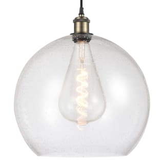 A thumbnail of the Innovations Lighting 516-1P-19-14 Athens Pendant Black Antique Brass / Seedy