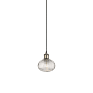 A thumbnail of the Innovations Lighting 516-1P-7-6 Ithaca Pendant Black Antique Brass