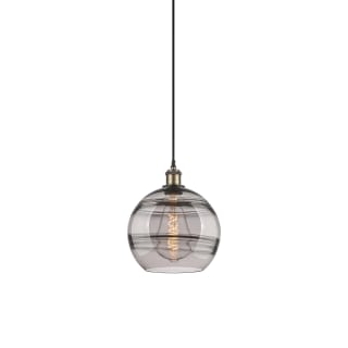 A thumbnail of the Innovations Lighting 516-1P-12-10 Rochester Pendant Black Antique Brass / Smoked