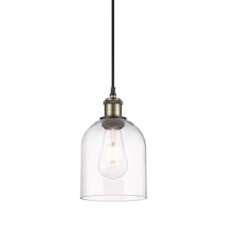 A thumbnail of the Innovations Lighting 516-1P-10-6 Bella Pendant Black Antique Brass / Clear