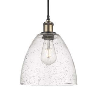 A thumbnail of the Innovations Lighting 516-1P-14-9 Bristol Pendant Black Antique Brass / Seedy