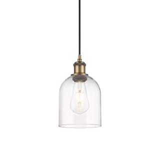 A thumbnail of the Innovations Lighting 516-1P-10-6 Bella Pendant Brushed Brass / Clear