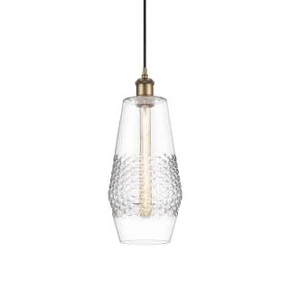 A thumbnail of the Innovations Lighting 516-1P-17-7 Windham Pendant Brushed Brass / Clear