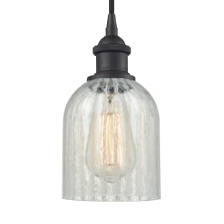 A thumbnail of the Innovations Lighting 516-1P Caledonia Matte Black / Mouchette