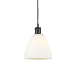 A thumbnail of the Innovations Lighting 516-1P-11-8 Bristol Pendant Matte Black / Matte White