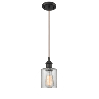 A thumbnail of the Innovations Lighting 516-1P Cobbleskill Oiled Rubbed Bronze / Clear Ripple