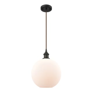 A thumbnail of the Innovations Lighting 516-1P Large Athens Oil Rubbed Bronze / Matte White