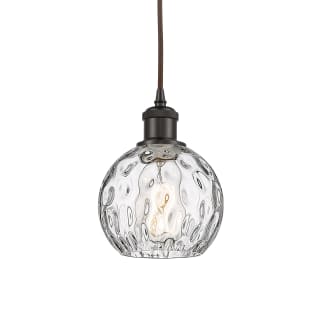 A thumbnail of the Innovations Lighting 516-1P-8-6 Athens Pendant Oil Rubbed Bronze / Clear Water Glass