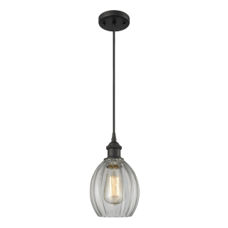 A thumbnail of the Innovations Lighting 516-1P Eaton Oiled Rubbed Bronze / Clear Fluted