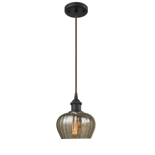 A thumbnail of the Innovations Lighting 516-1P Fenton Oiled Rubbed Bronze / Mercury Fluted