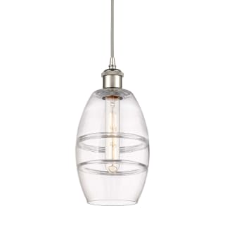 A thumbnail of the Innovations Lighting 516-1P-9-6 Vaz Pendant Polished Nickel / Clear