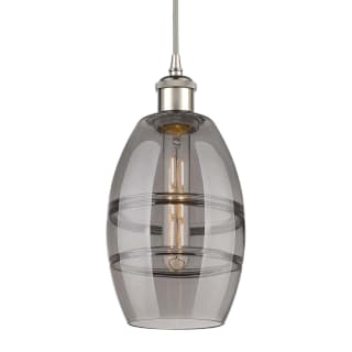 A thumbnail of the Innovations Lighting 516-1P-9-6 Vaz Pendant Polished Nickel / Light Smoke