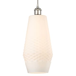 A thumbnail of the Innovations Lighting 516-1P-17-7 Windham Pendant Polished Nickel / White