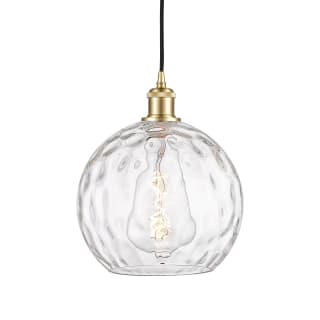 A thumbnail of the Innovations Lighting 516-1P-13-10 Athens Pendant Satin Gold / Clear Water Glass