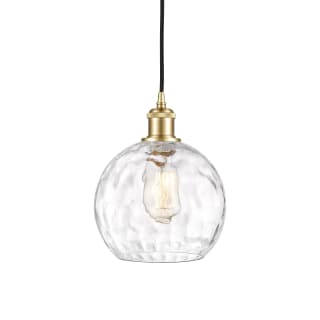 A thumbnail of the Innovations Lighting 516-1P-10-8 Athens Pendant Satin Gold / Clear Water Glass